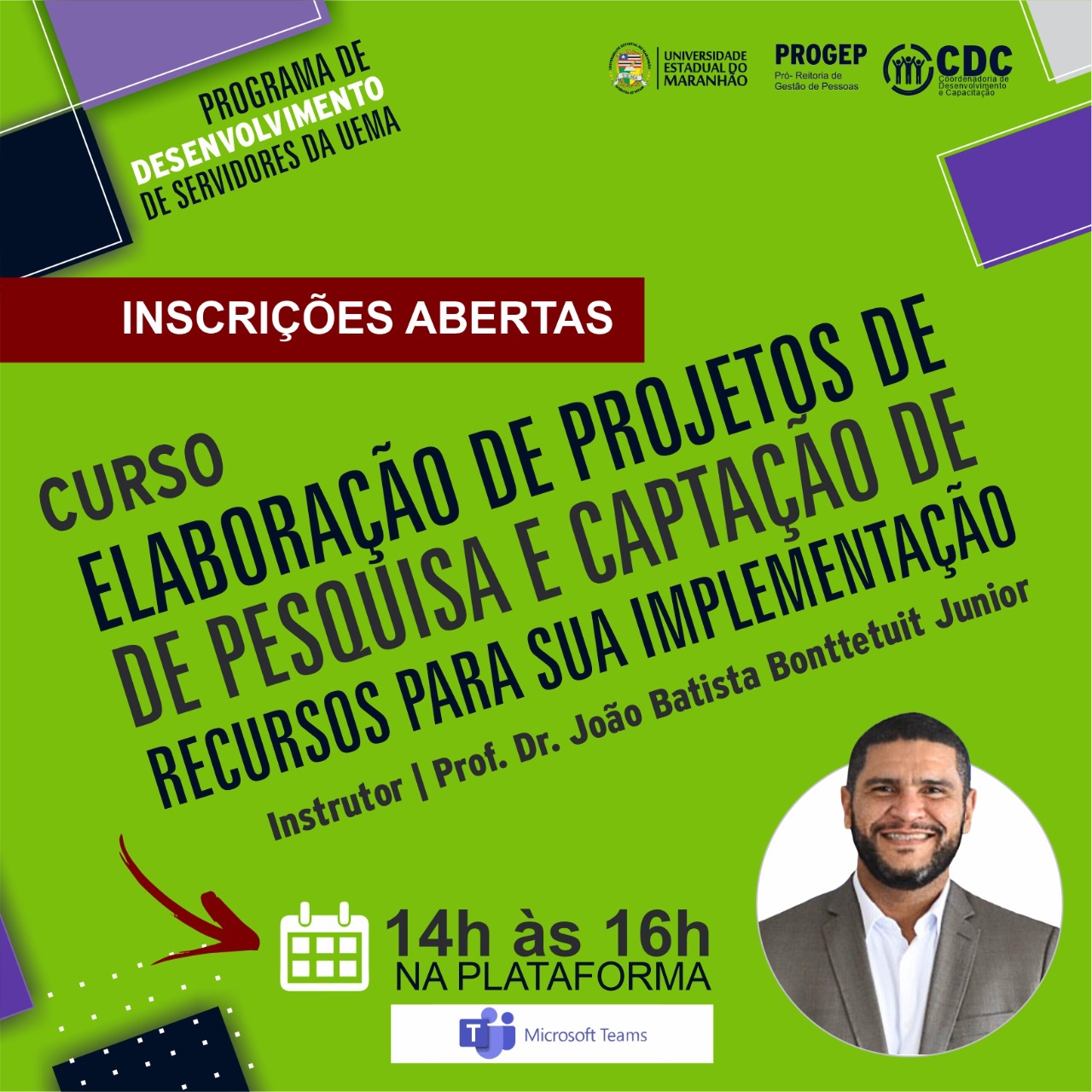 Elaboração de projetos de pesquisa e captação de recursos para implementação