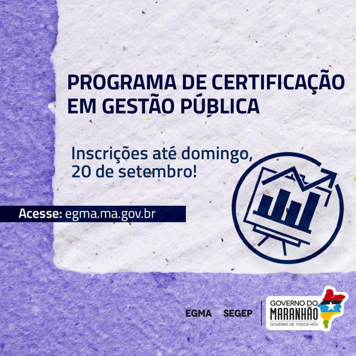 Seleção do Programa de Certificação em Gestão Pública